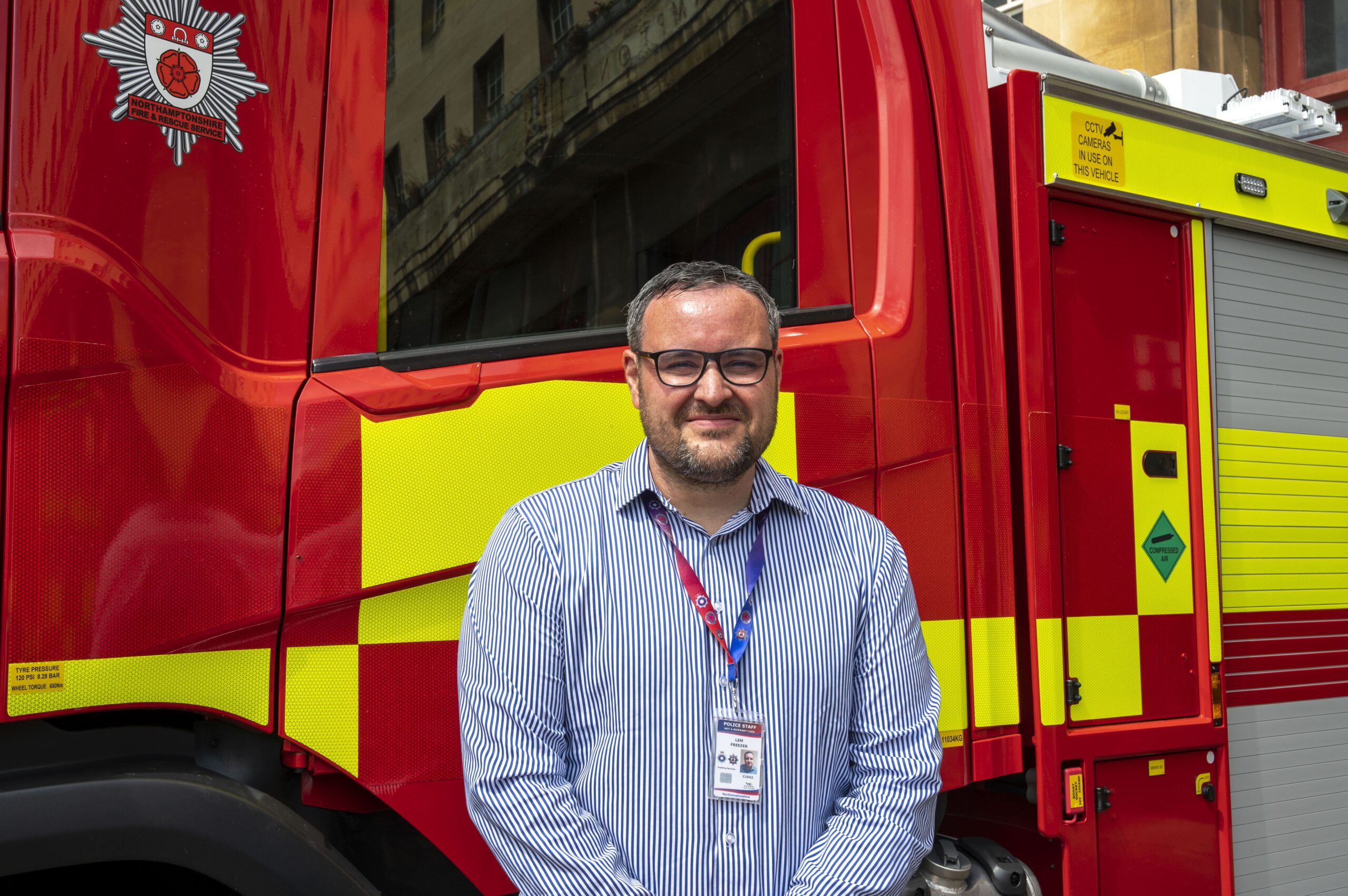 Lem Freezer, Head of Joint Transport and Logistics for both Northamptonshire Fire and Northamptonshire Police