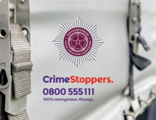 Commissioner and Crimestoppers join together launch Northamptonshire service station vehicle safety campaign