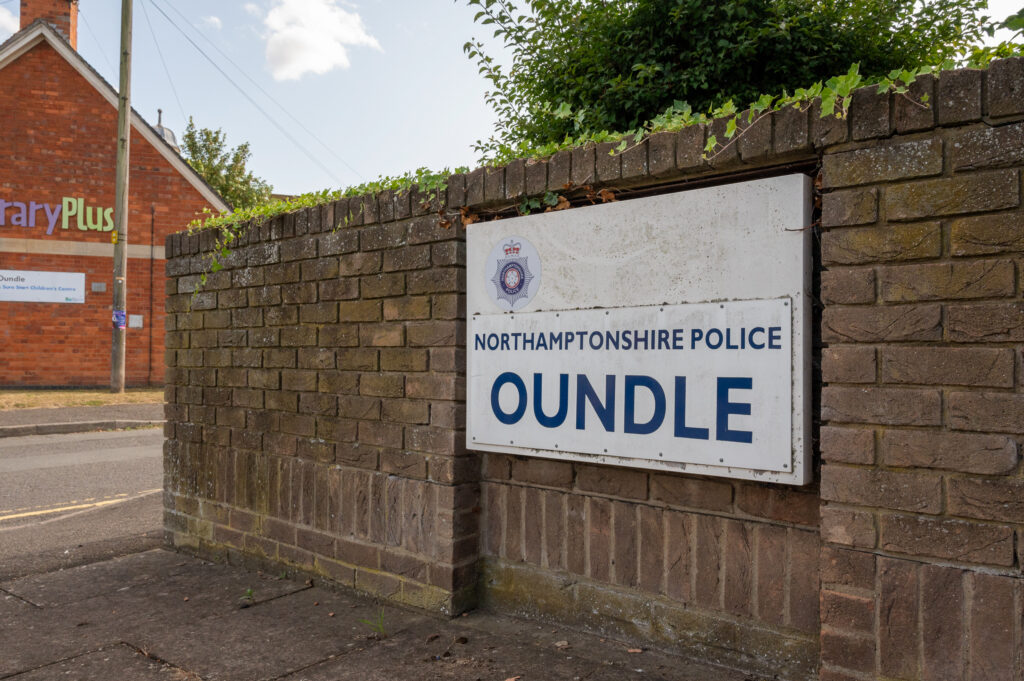 Oundle Police Station Sign