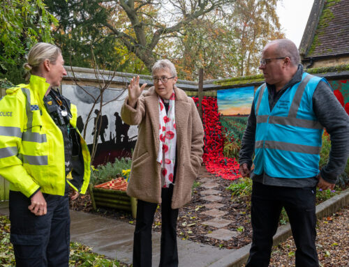 Immediate Justice Scheme helps to clear up Church’s Remembrance Garden