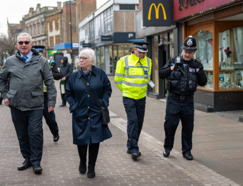 Commissioner and Chief Constable visit Kettering to hear about town centre issues