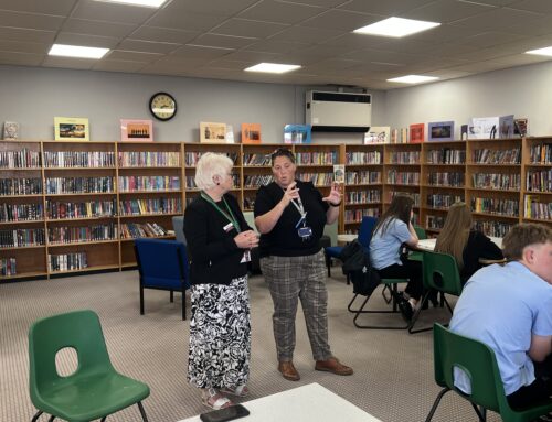Commissioner visits Higham school to see Pol-Ed project in action