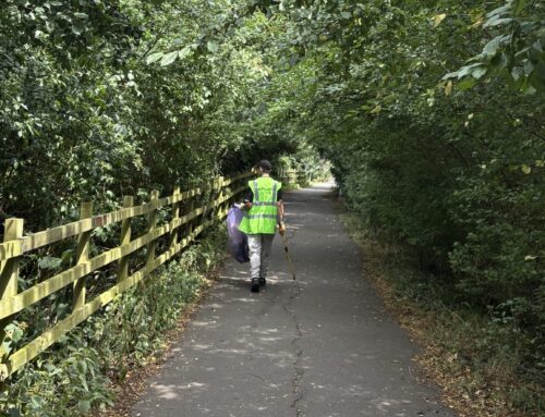 Immediate Justice programme begins work to clean up Rushden Greenway