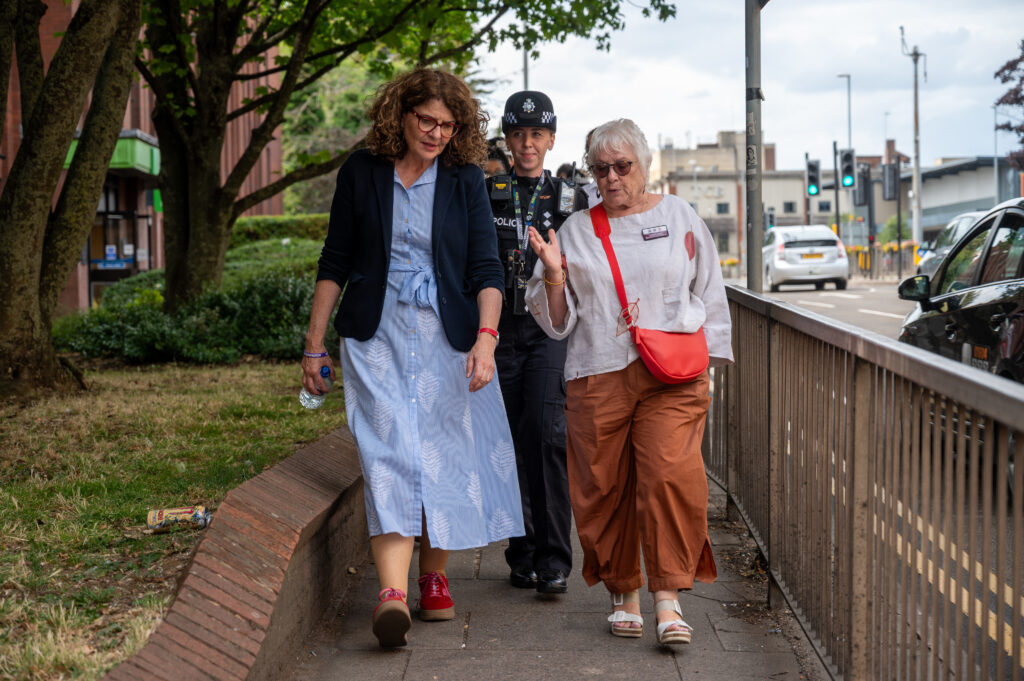 PFCC Danielle Stone with Dame Diana Johnson