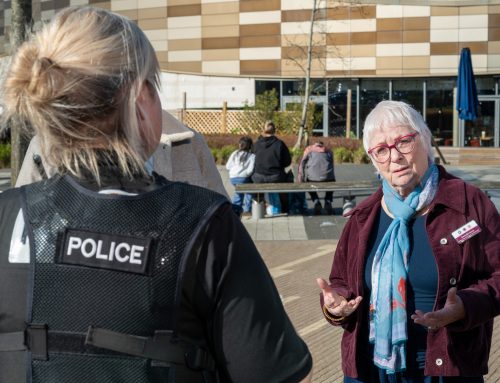 Commissioner visits award-winning team clamping down on anti-social behaviour in Corby